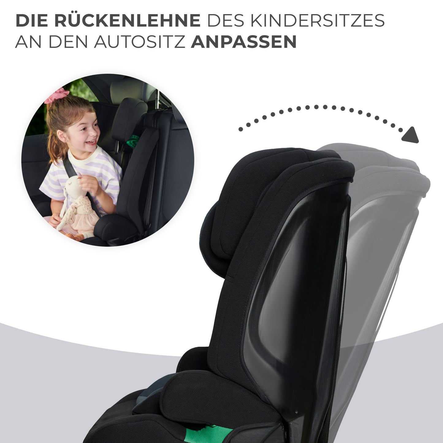 Kinderkraft Safety Fix 2 i-Size Kindersitz Schwarz