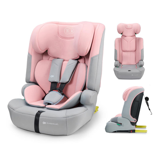 Kinderkraft Safety Fix 3 Pro Kindersitz Rosa