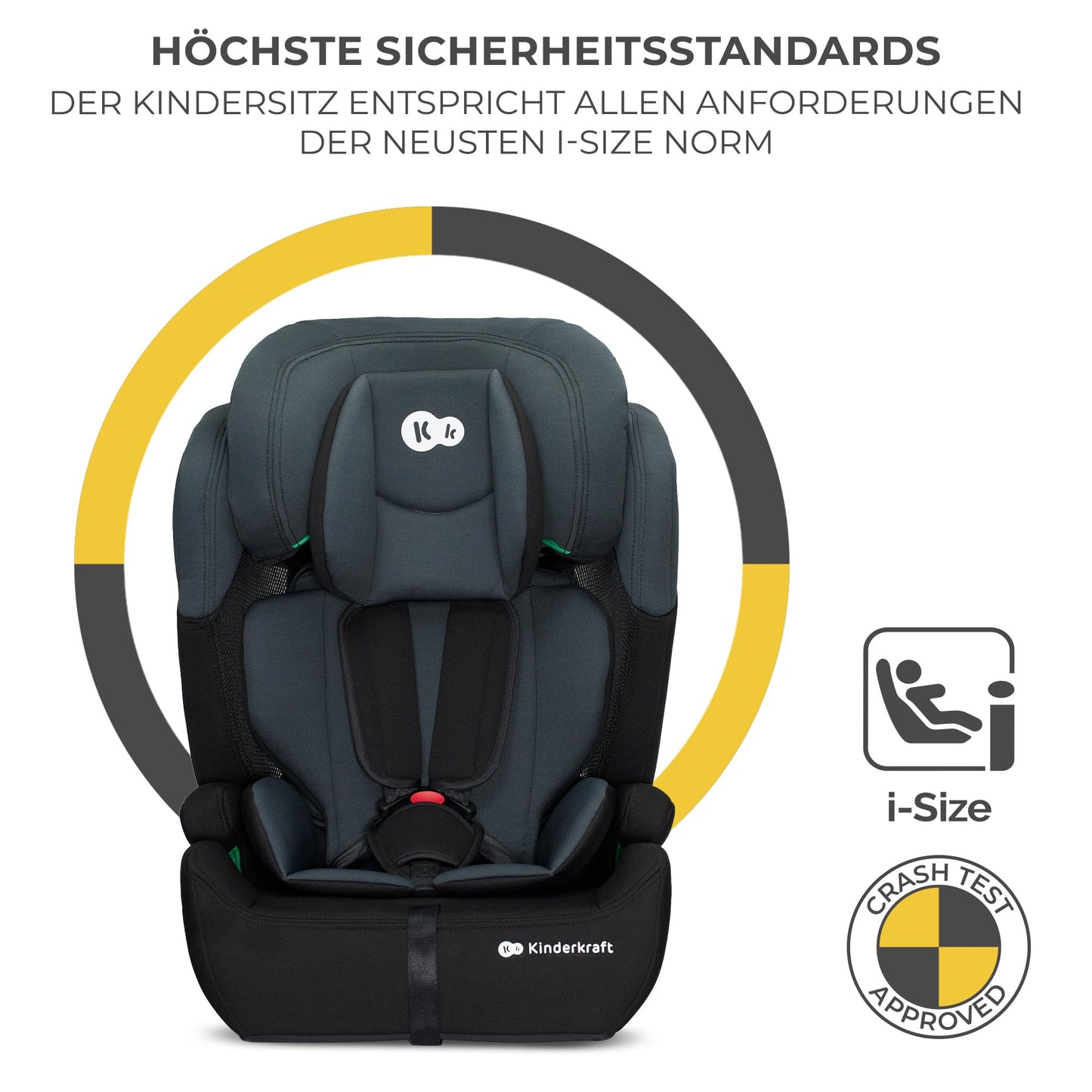 Kinderkraft Comfort Up i-Size Kindersitz Black