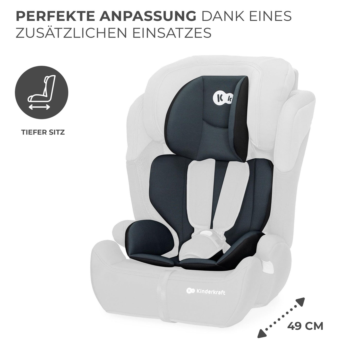 Kinderkraft Comfort Up i-Size Kindersitz Black